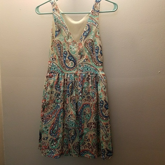 Teal Paisley Sun Dress 🌞 - Picture 2 of 3